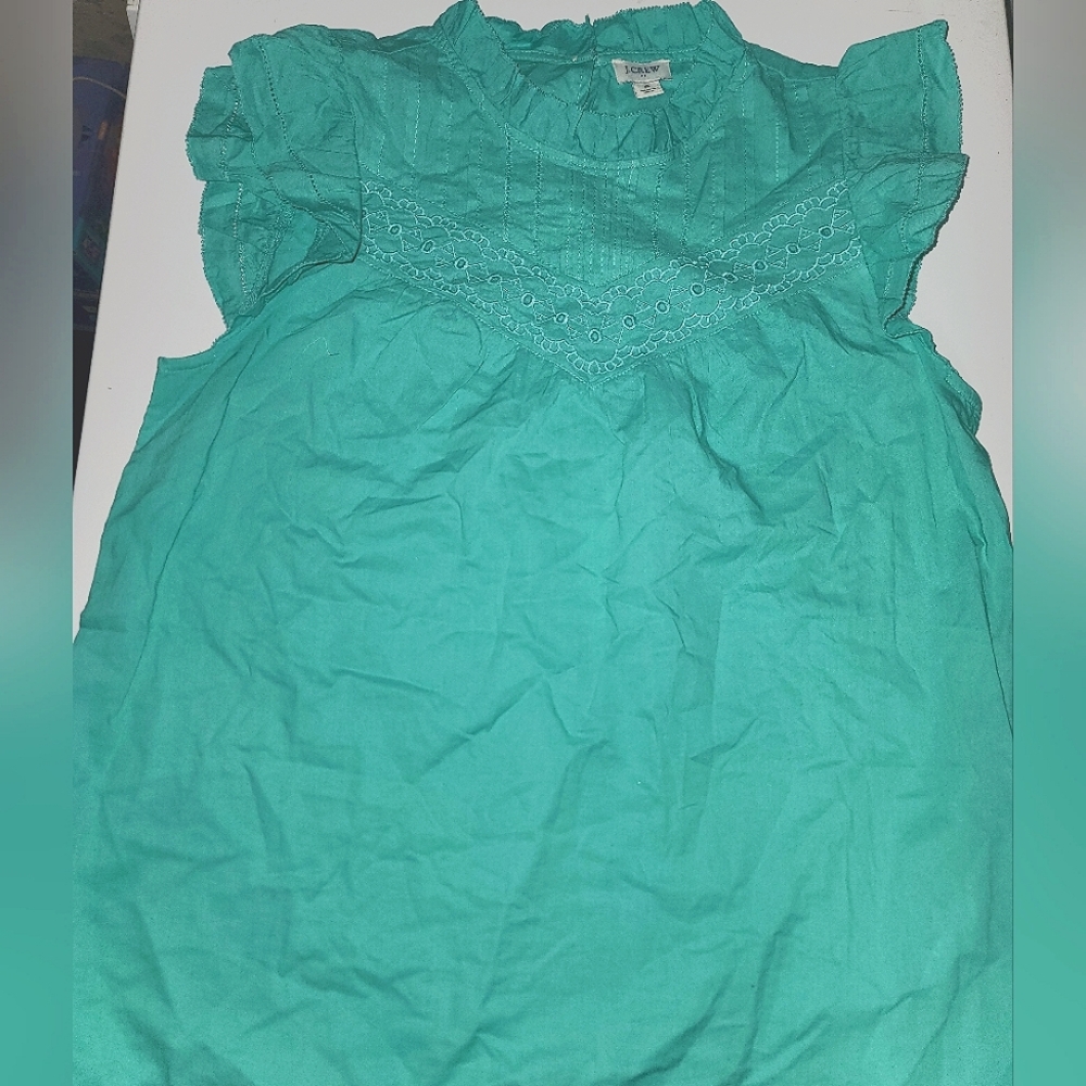 J.Crew Embroidered sleeveless Top Size Small